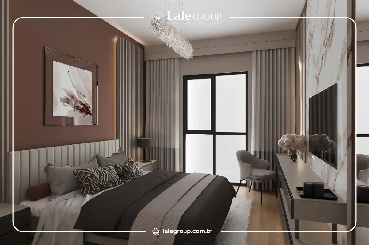 تصميم عصري في شقة 1+2.5 للبيع في ايبرولي باشاك شهير